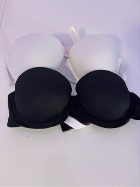 Victoria's Secret Pink 32 A Strapless Bra Bundle